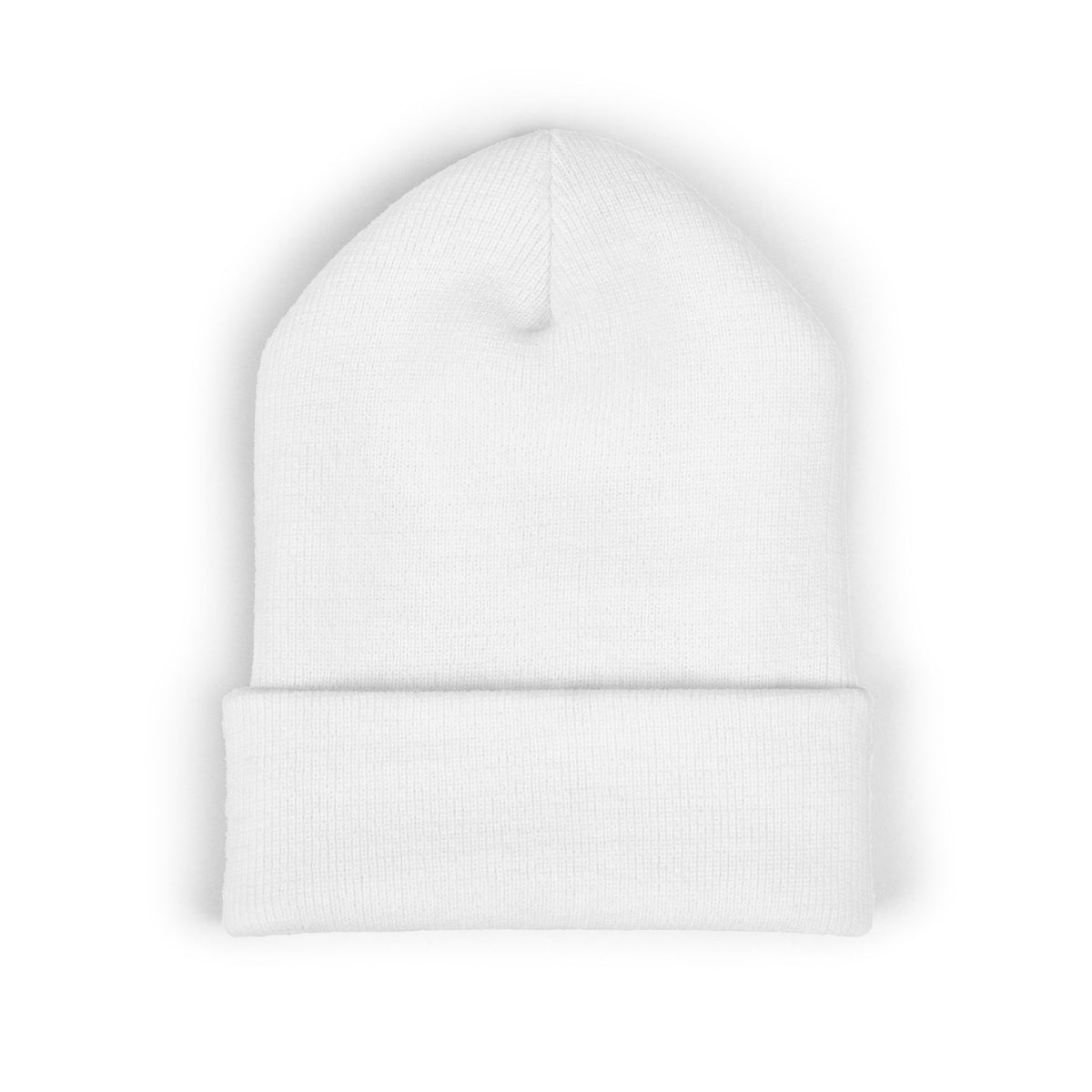 Cute Devil Embroidered Beanie – Cozy Cuffed Knit Hat