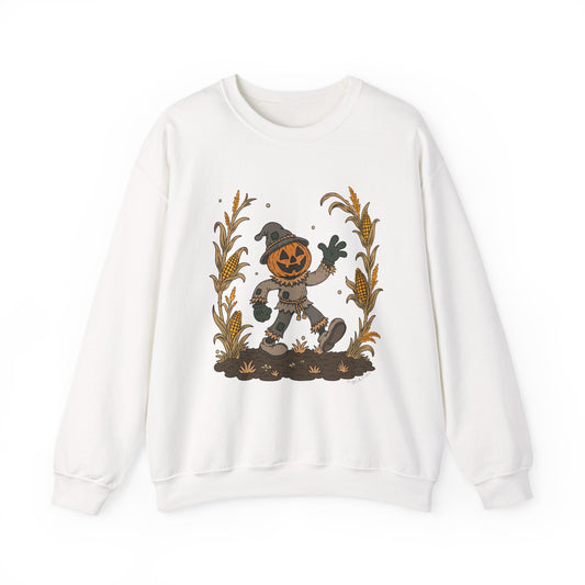 Pumpkin Head Scarecrow - Unisex Sweatshirt