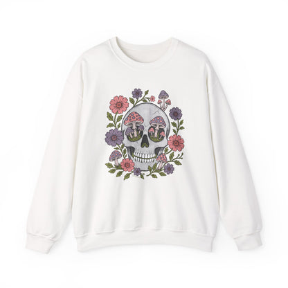 Flower Fungi Skull - Unisex Sweatshirt