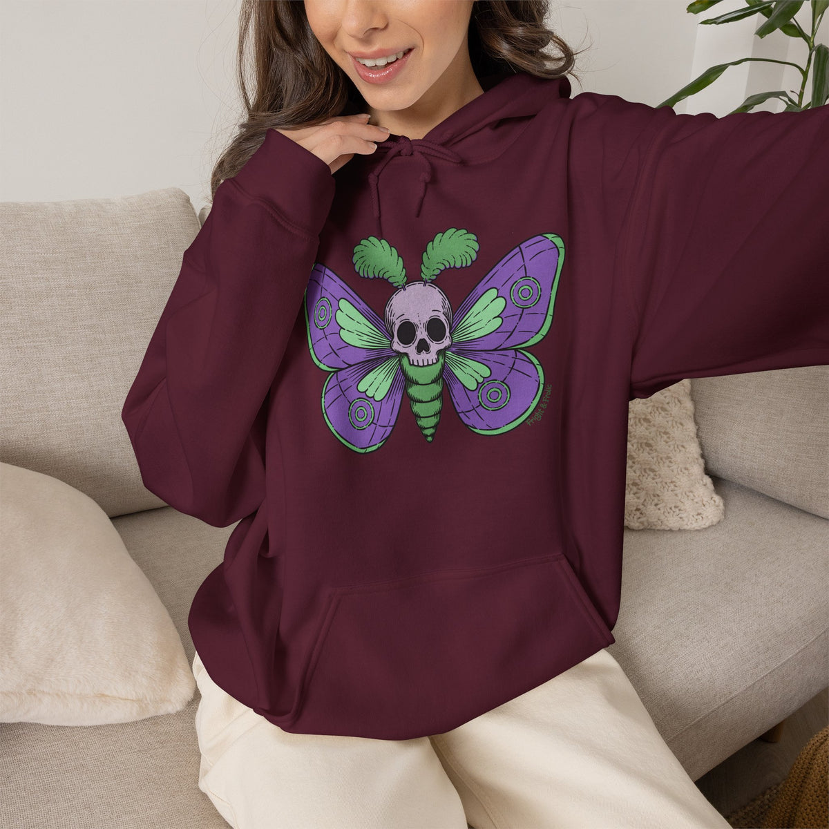 Skull Moth - Unisex Hoodie