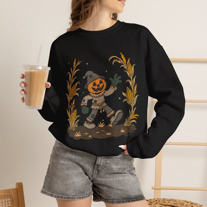 Pumpkin Head Scarecrow - Unisex Sweatshirt