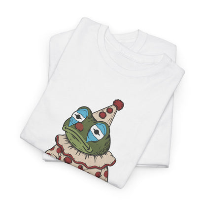 Clown Frog Unisex T-Shirt – Melancholy Circus Frog Graphic Tee