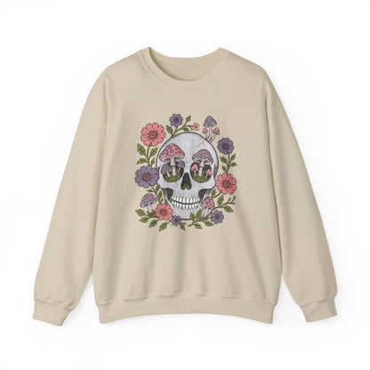 Flower Fungi Skull - Unisex Sweatshirt