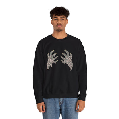 Mummy Hand Bra - Unisex Sweatshirt