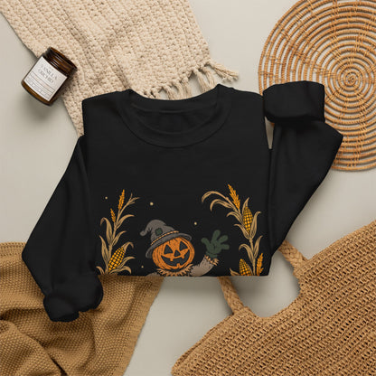 Pumpkin Head Scarecrow - Unisex Sweatshirt