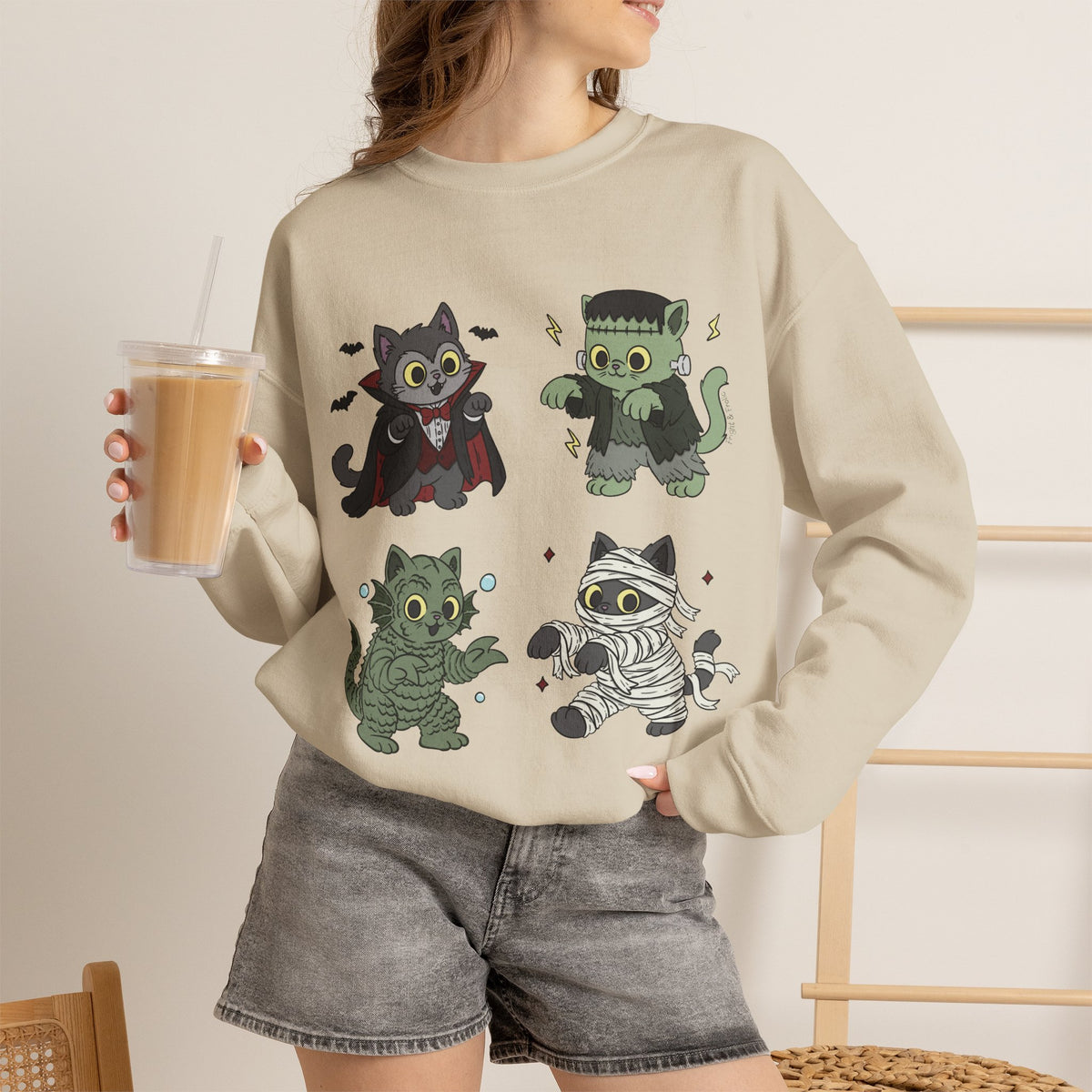 Monster Cats - Unisex Sweatshirt