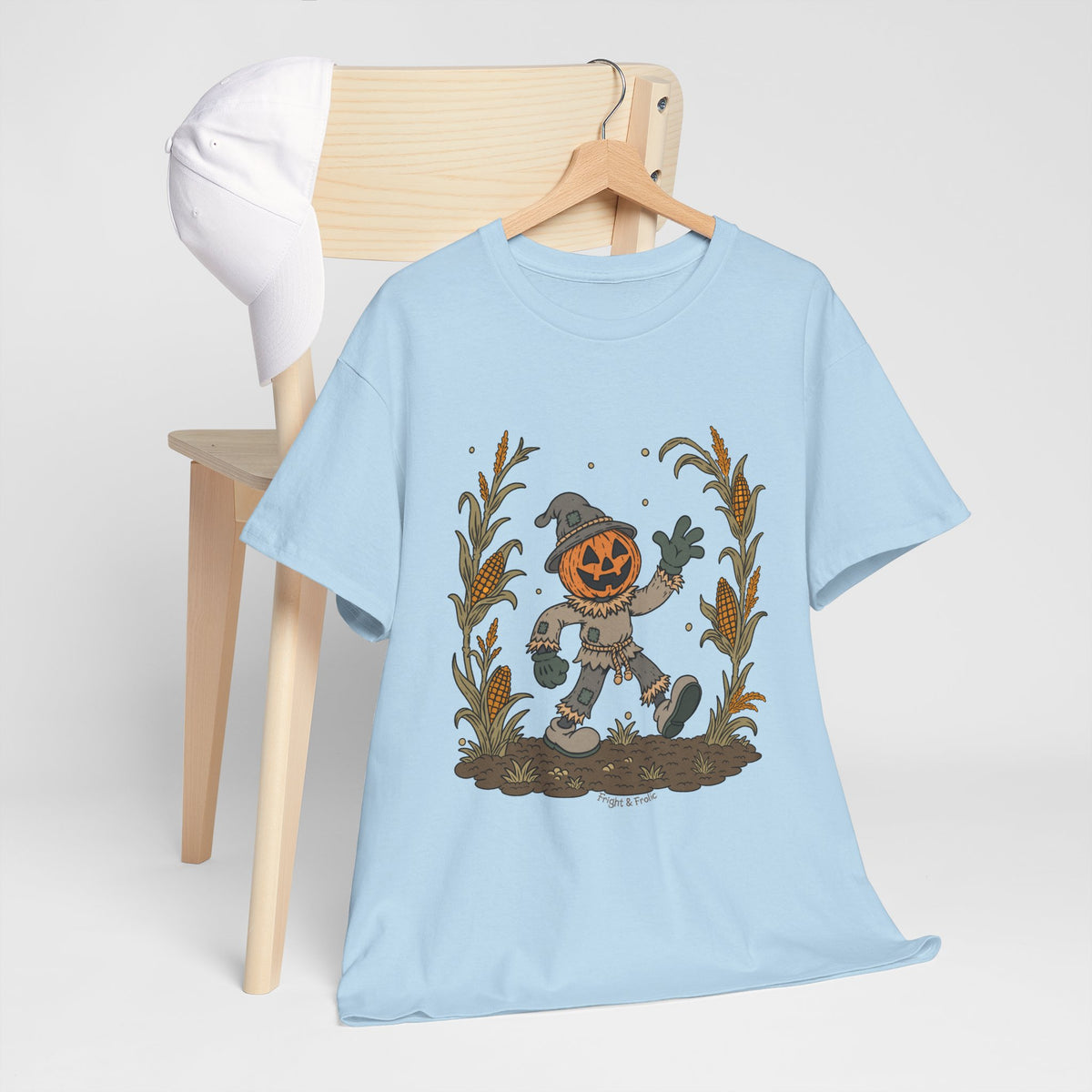 Pumpkin Head Scarecrow - Unisex Tshirt