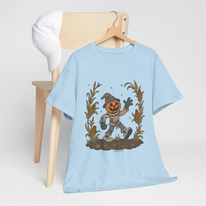 Pumpkin Head Scarecrow - Unisex Tshirt