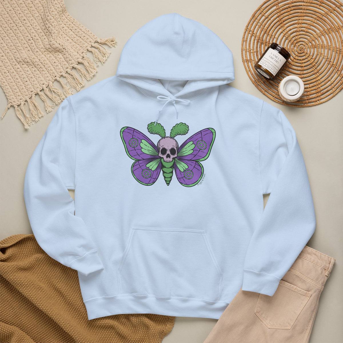 Skull Moth - Unisex Hoodie
