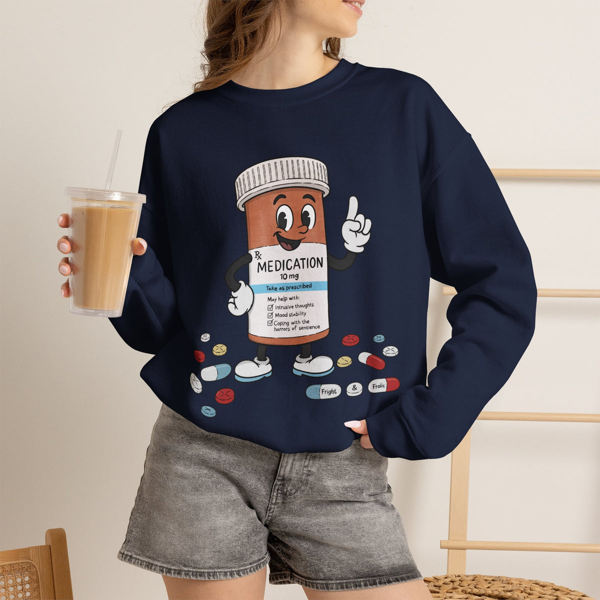 Medication Mascot - Unisex Sweatshirt