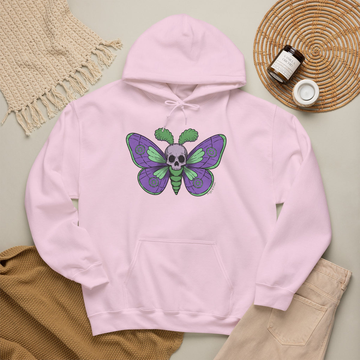 Skull Moth - Unisex Hoodie