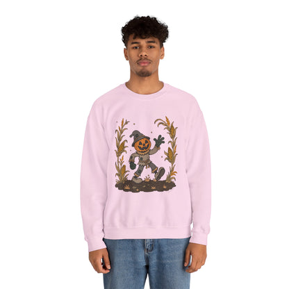 Pumpkin Head Scarecrow - Unisex Sweatshirt