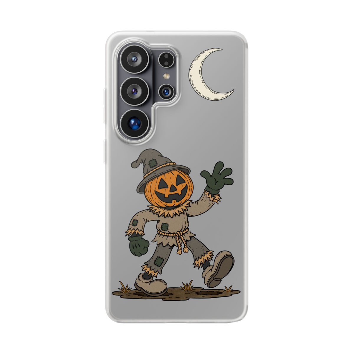 Pumpkin Head Scarecrow Phone Case — Scarecrow Flexi Case