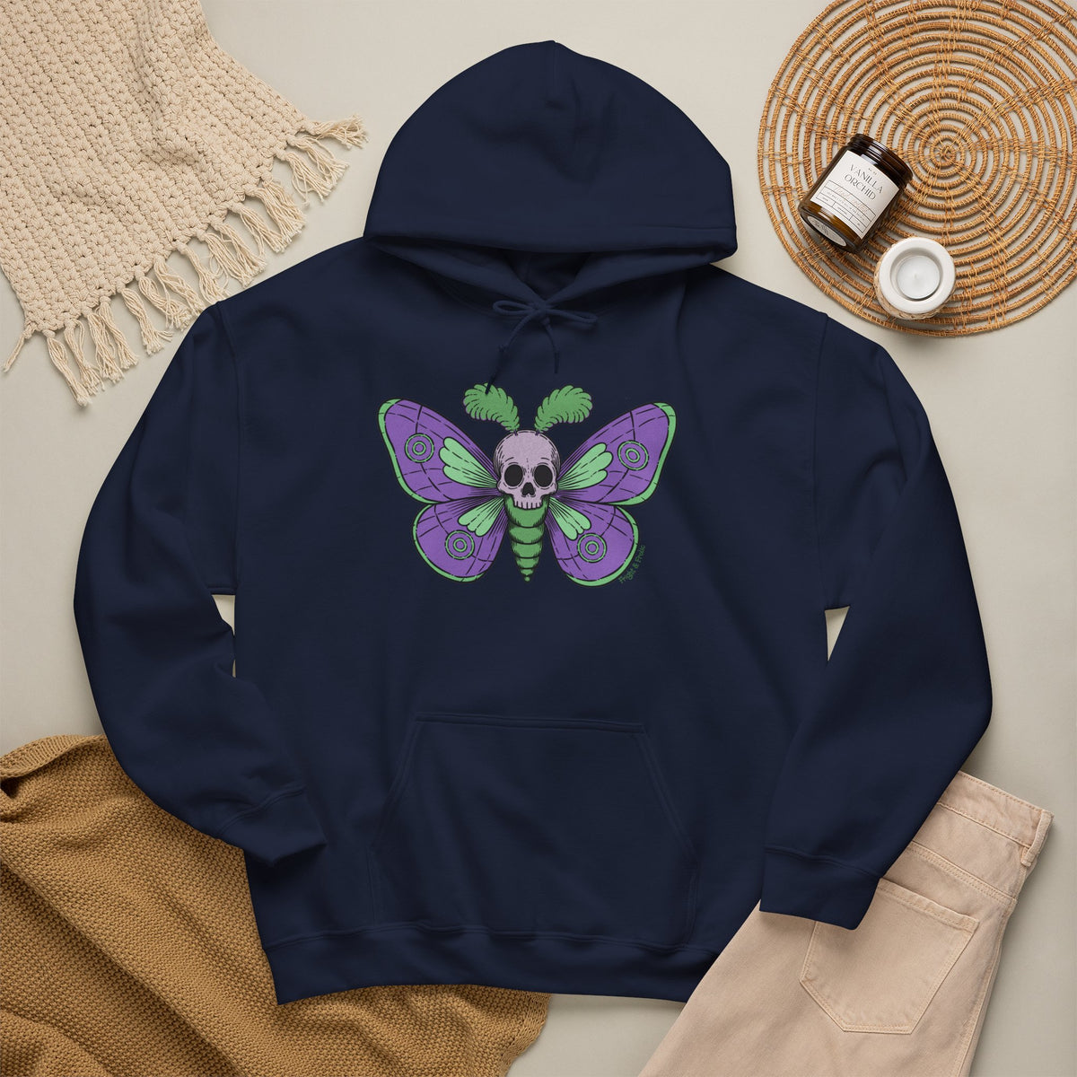 Skull Moth - Unisex Hoodie