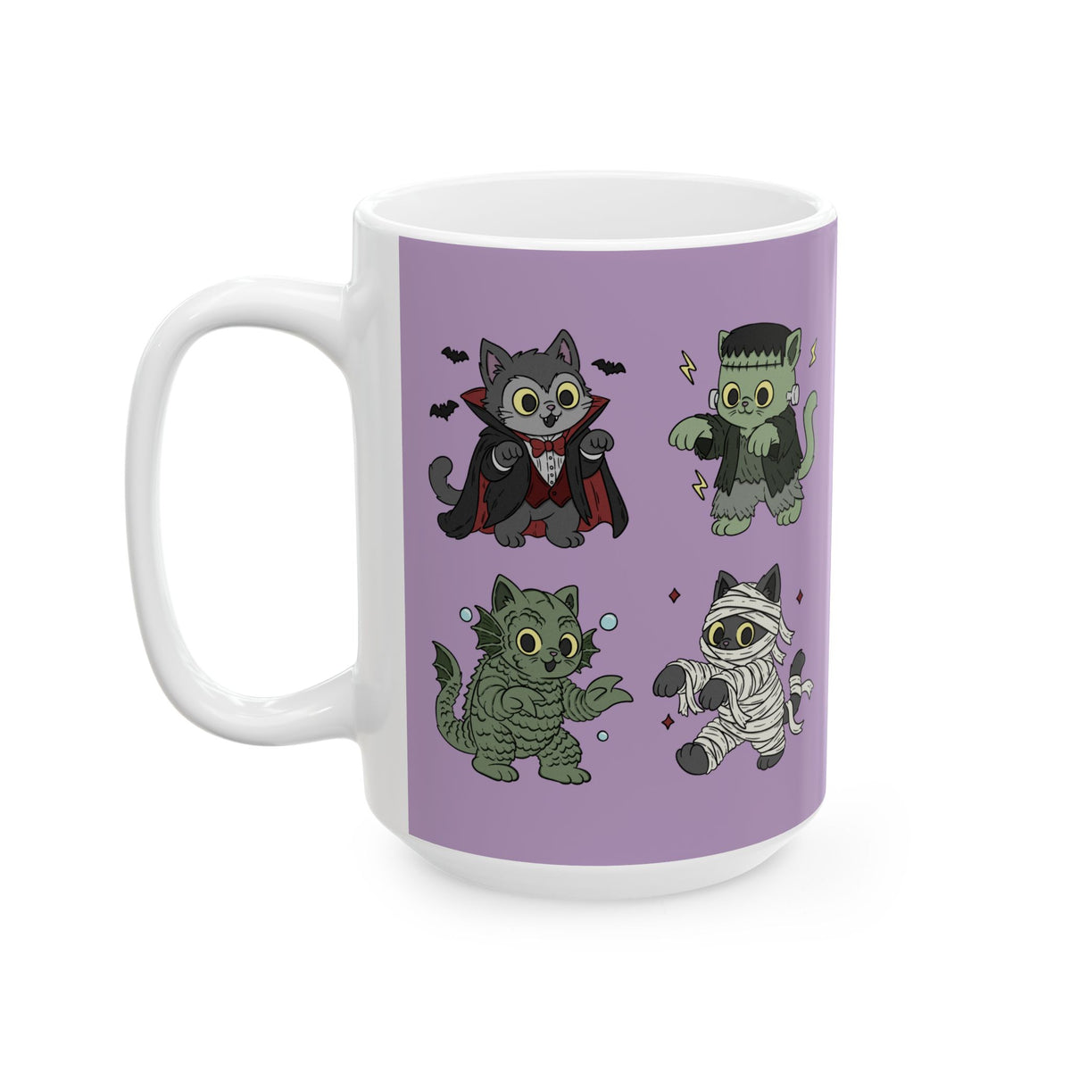 Movie Monster Cats - Ceramic Mug