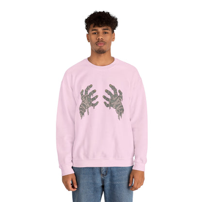 Mummy Hand Bra - Unisex Sweatshirt