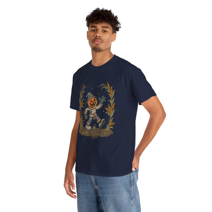 Pumpkin Head Scarecrow - Unisex Tshirt
