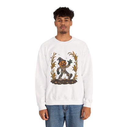 Pumpkin Head Scarecrow - Unisex Sweatshirt