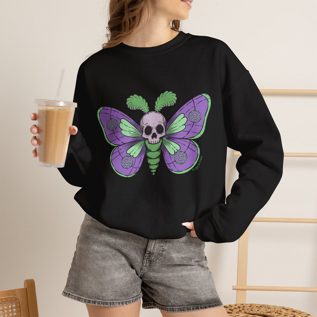 Skull Moth - Unisex Sweatshirt