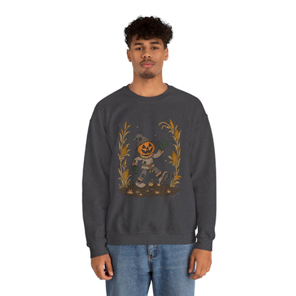 Pumpkin Head Scarecrow - Unisex Sweatshirt