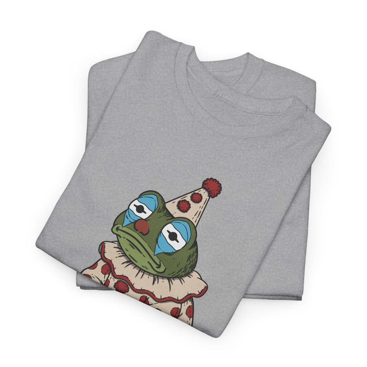 Clown Frog Unisex T-Shirt – Melancholy Circus Frog Graphic Tee