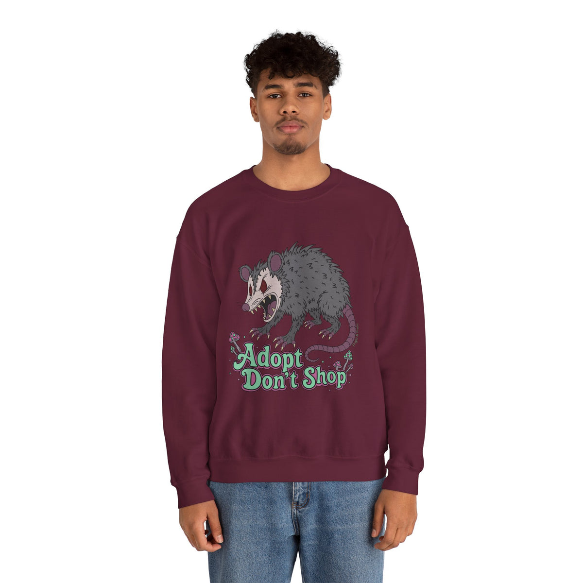 "Adopt Don't Shop" - Unisex Sweatshirt