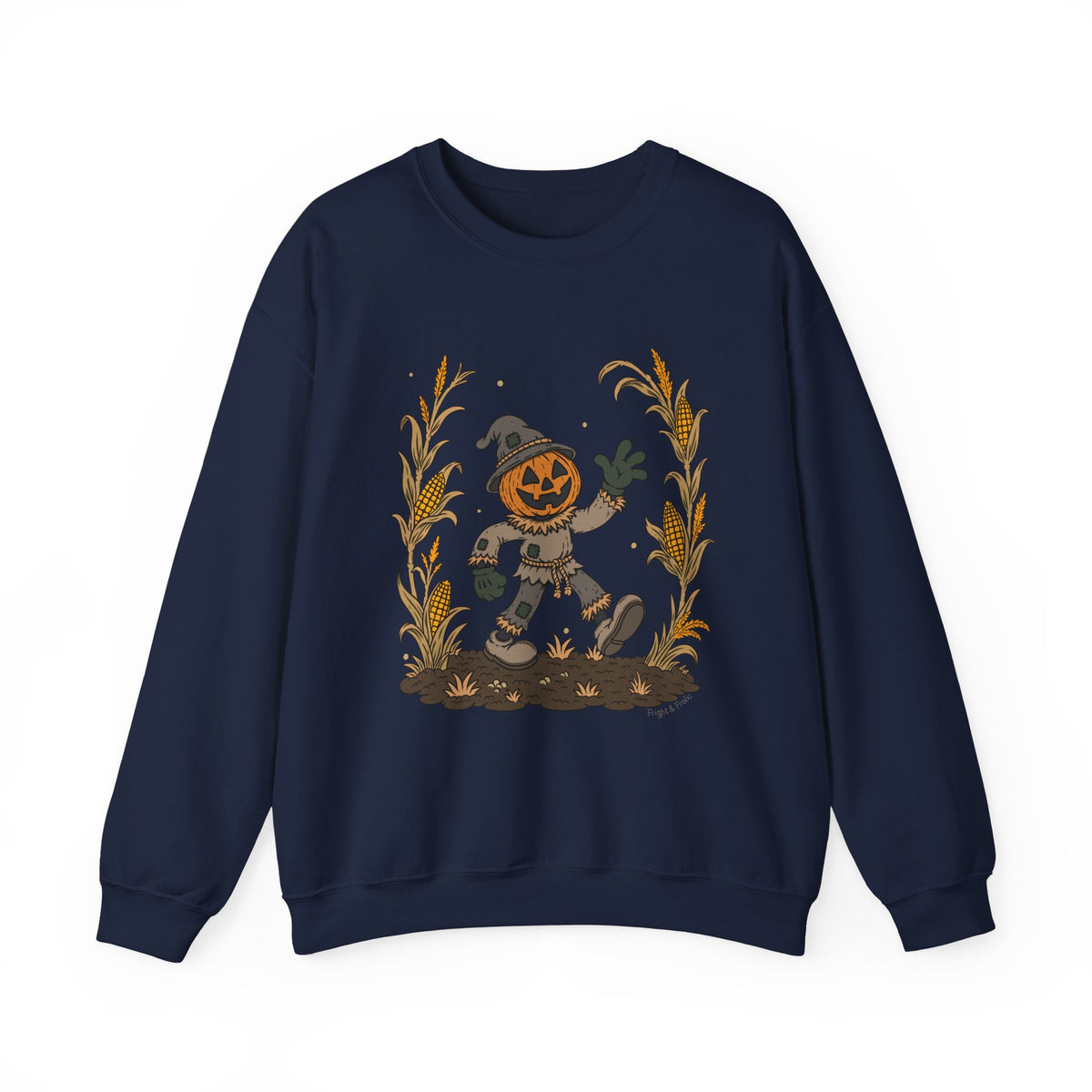 Pumpkin Head Scarecrow - Unisex Sweatshirt