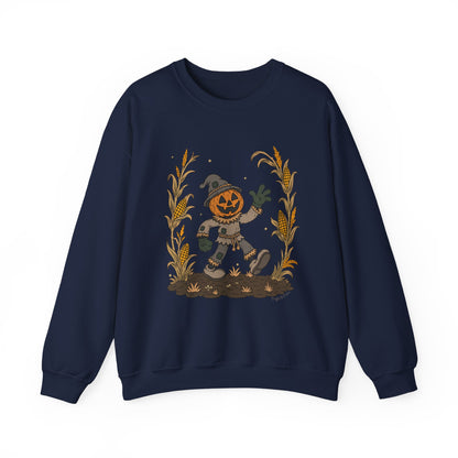 Pumpkin Head Scarecrow - Unisex Sweatshirt