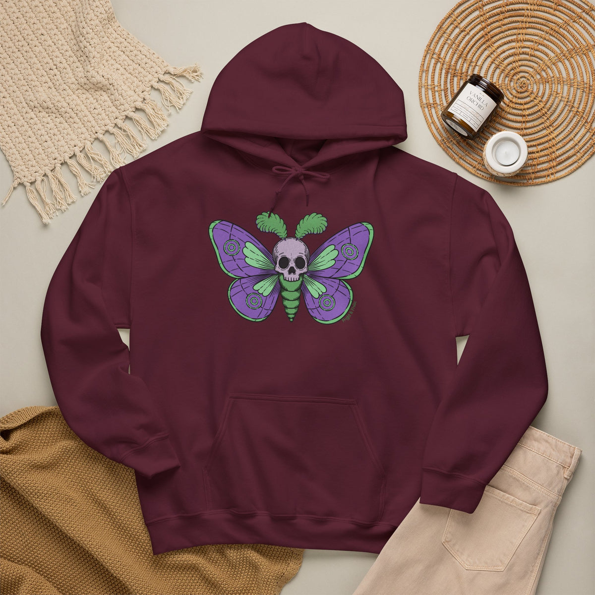 Skull Moth - Unisex Hoodie