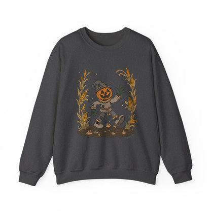 Pumpkin Head Scarecrow - Unisex Sweatshirt