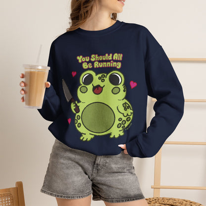 "You Should All Be Running" - Unisex Sweatshirt