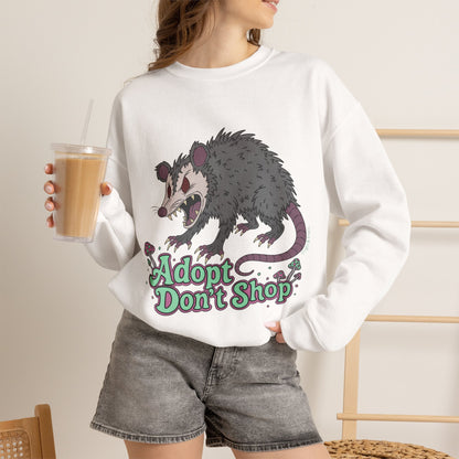 "Adopt Don't Shop" - Unisex Sweatshirt