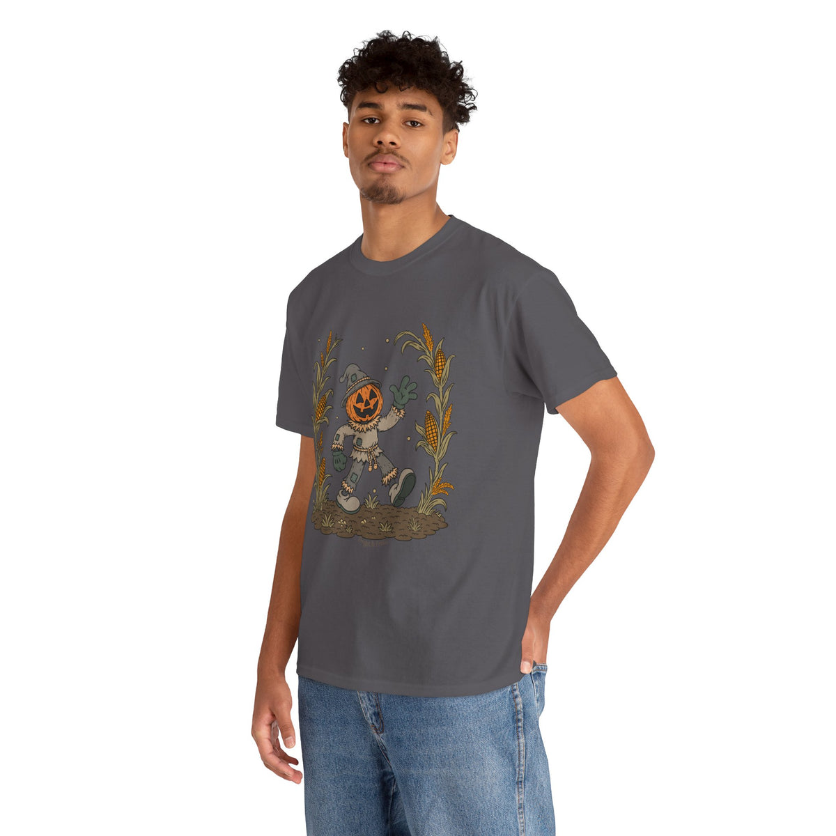 Pumpkin Head Scarecrow - Unisex Tshirt