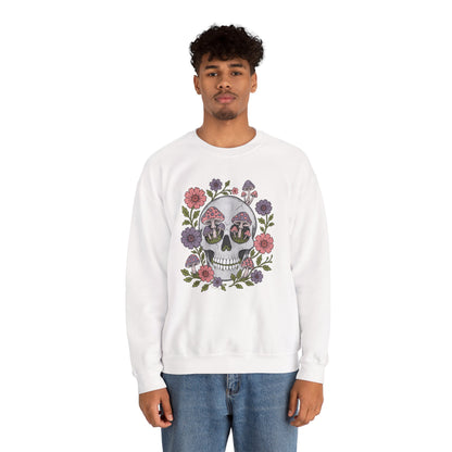 Flower Fungi Skull - Unisex Sweatshirt