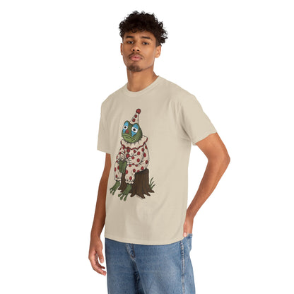 Clown Frog Unisex T-Shirt – Melancholy Circus Frog Graphic Tee