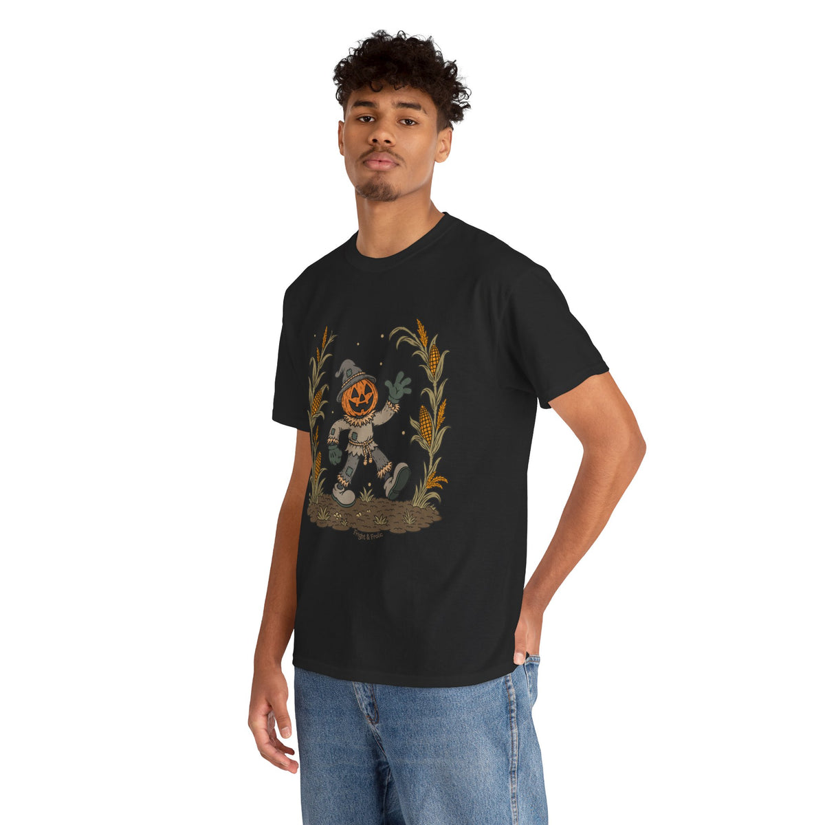 Pumpkin Head Scarecrow - Unisex Tshirt
