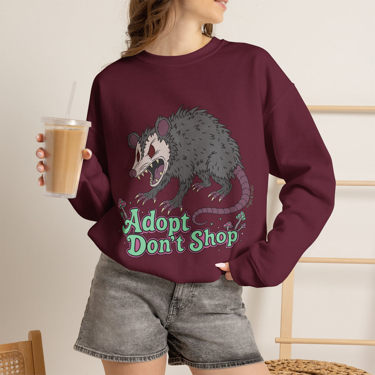 "Adopt Don't Shop" - Unisex Sweatshirt