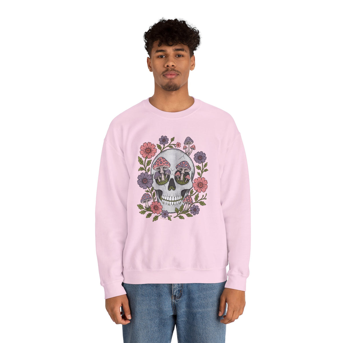 Flower Fungi Skull - Unisex Sweatshirt