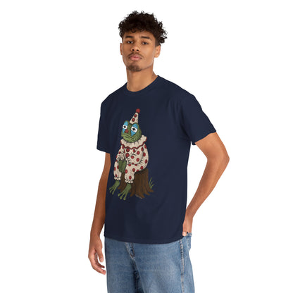 Clown Frog Unisex T-Shirt – Melancholy Circus Frog Graphic Tee