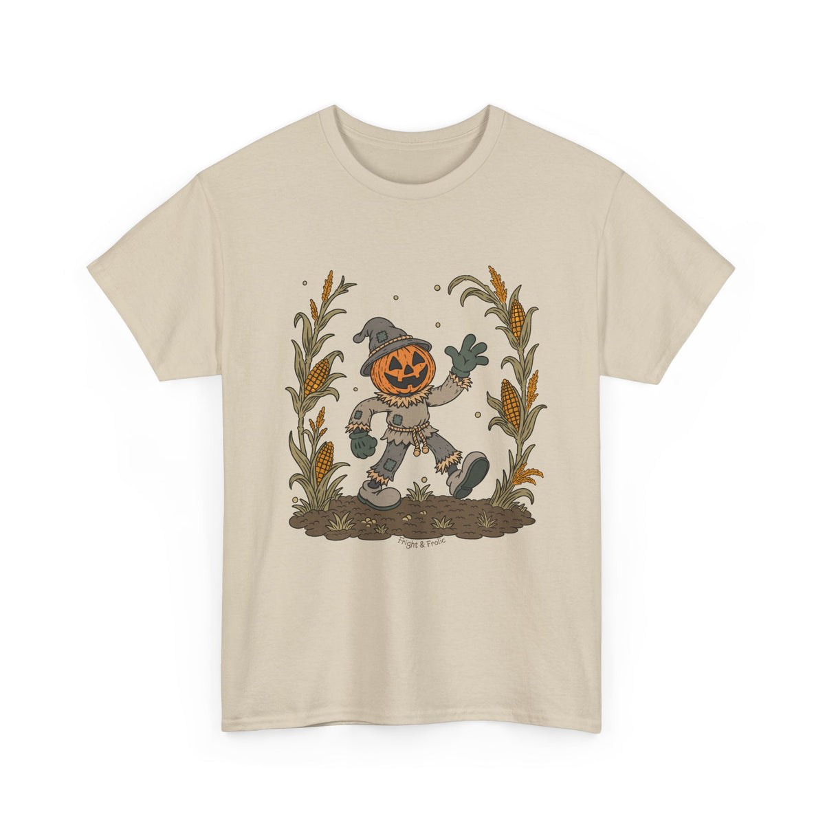 Pumpkin Head Scarecrow - Unisex Tshirt