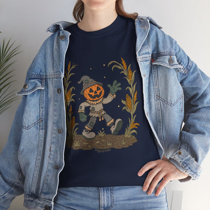 Pumpkin Head Scarecrow - Unisex Tshirt