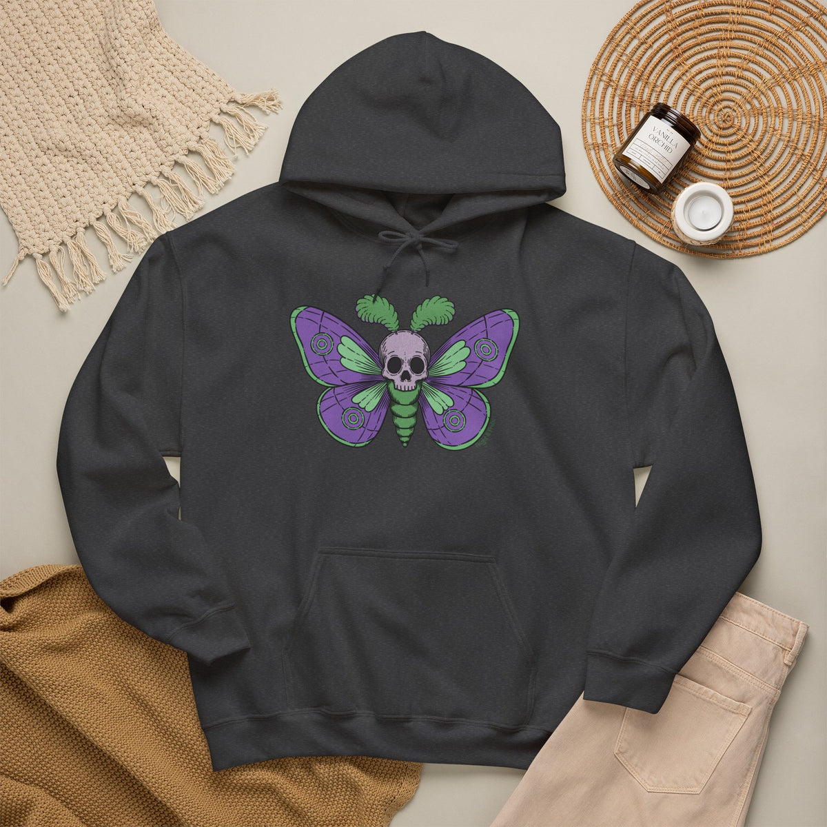 Skull Moth - Unisex Hoodie