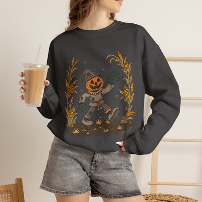 Pumpkin Head Scarecrow - Unisex Sweatshirt