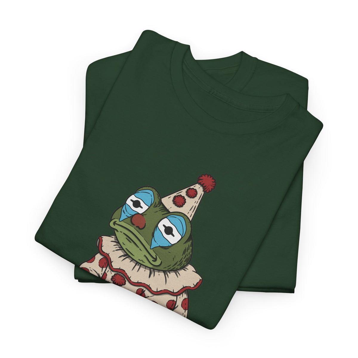 Clown Frog Unisex T-Shirt – Melancholy Circus Frog Graphic Tee