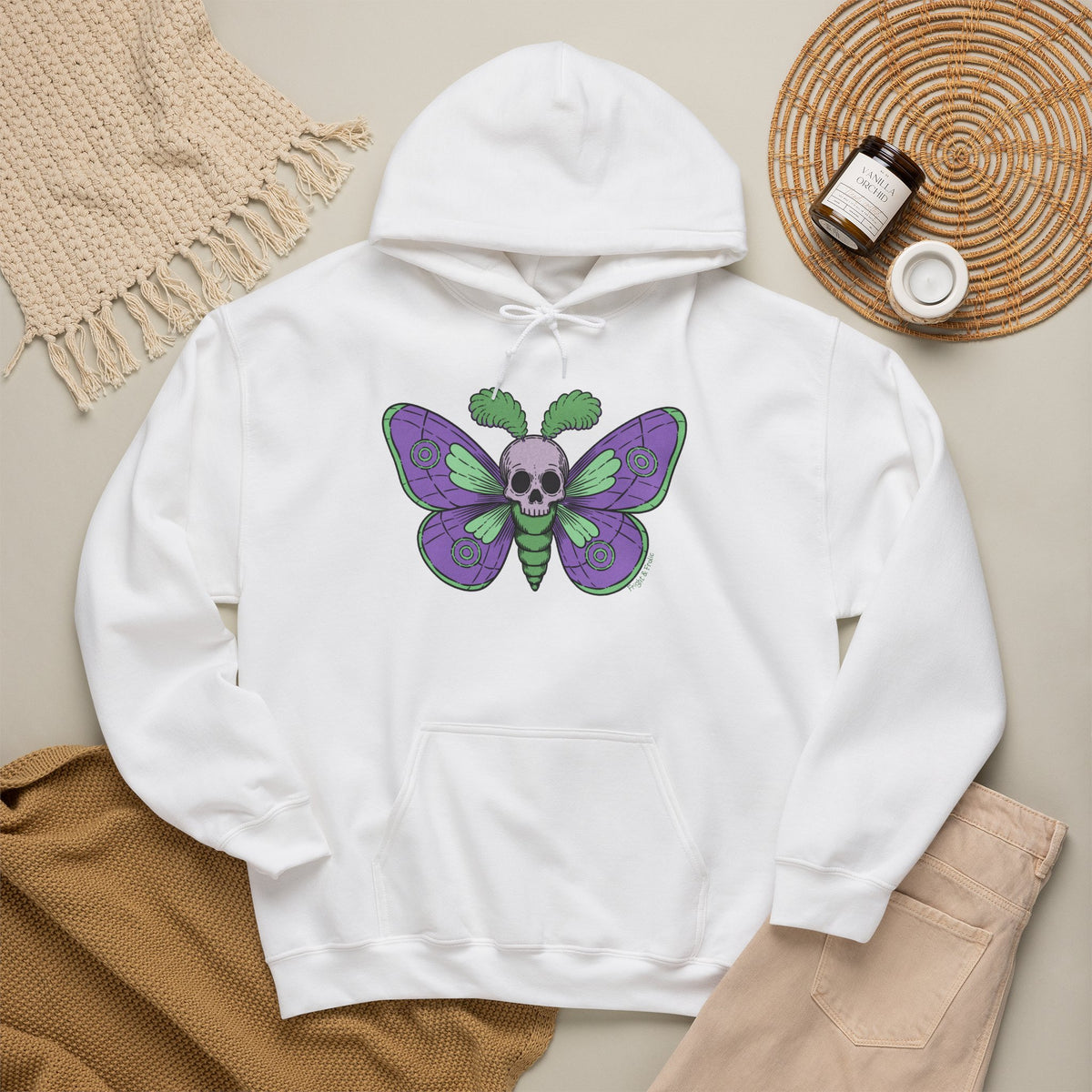 Skull Moth - Unisex Hoodie