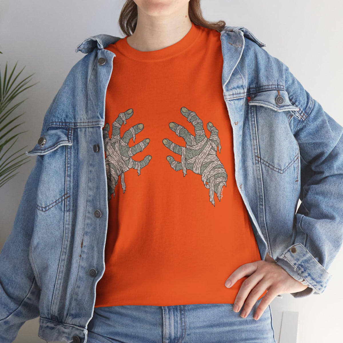Mummy Hand Bra - Unisex T-Shirt