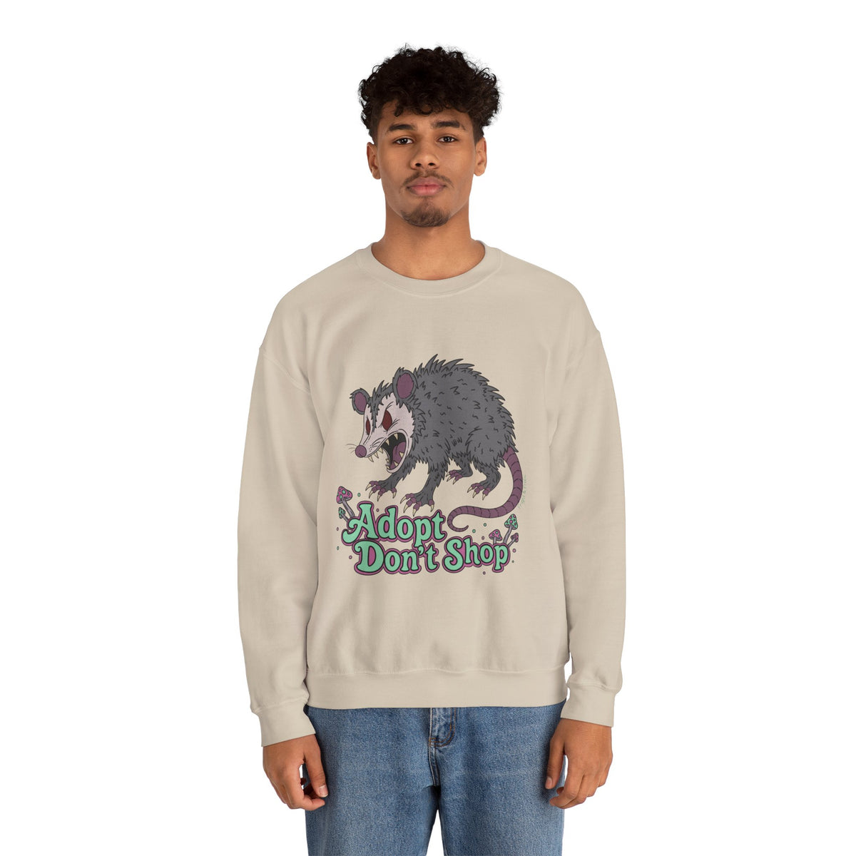 "Adopt Don't Shop" - Unisex Sweatshirt