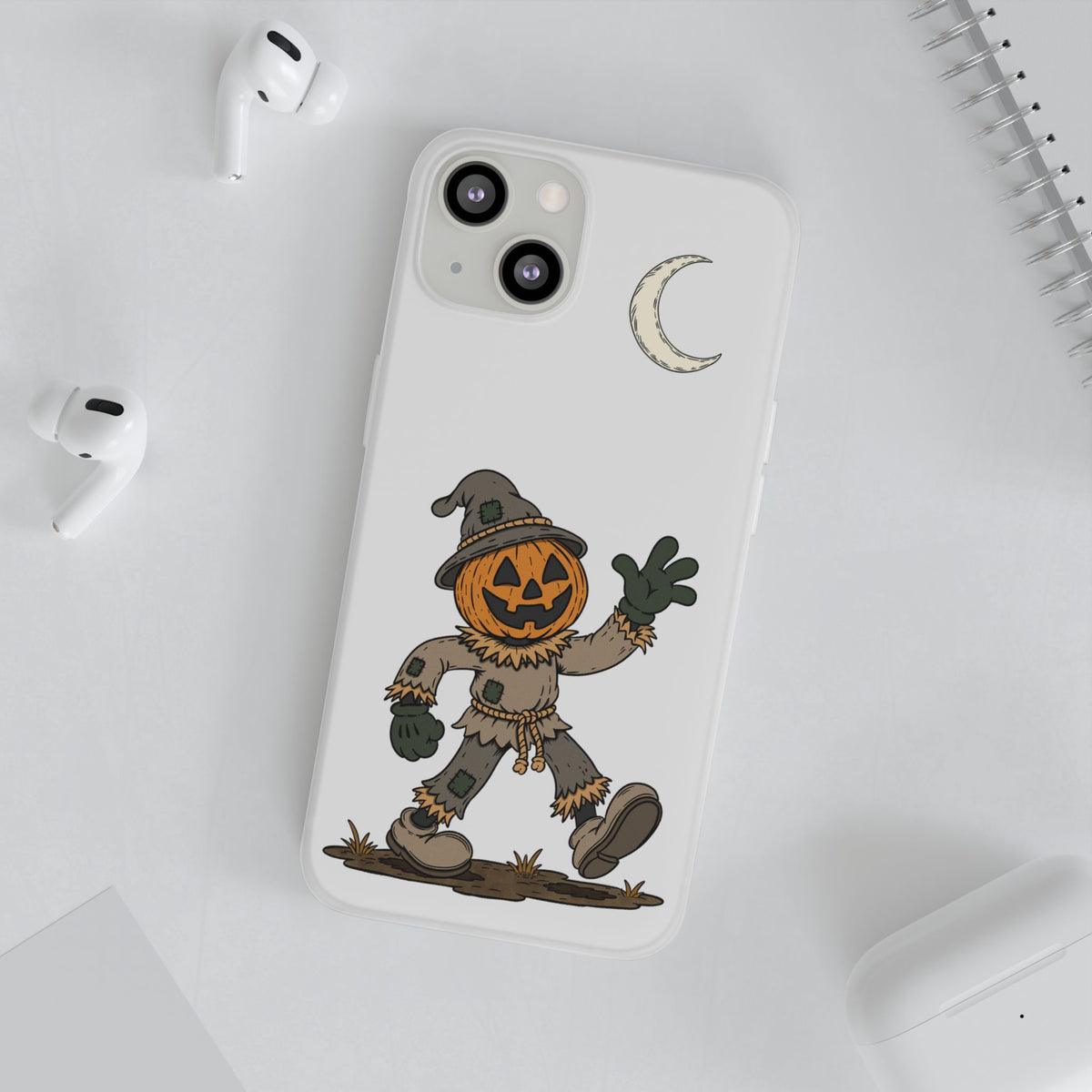 Pumpkin Head Scarecrow Phone Case — Scarecrow Flexi Case