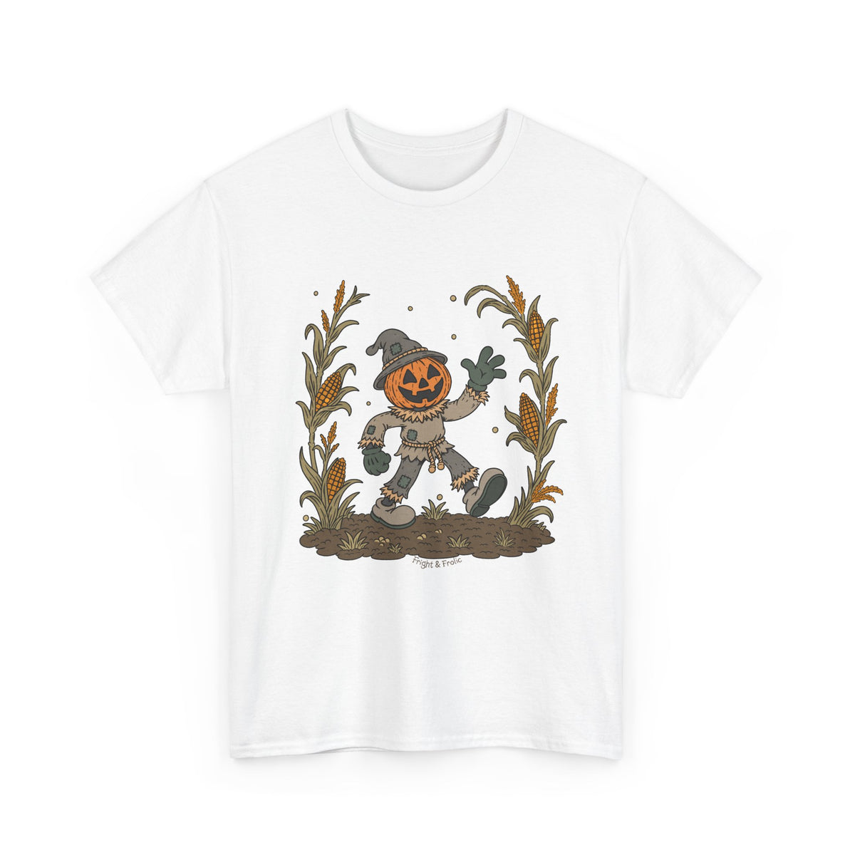 Pumpkin Head Scarecrow - Unisex Tshirt