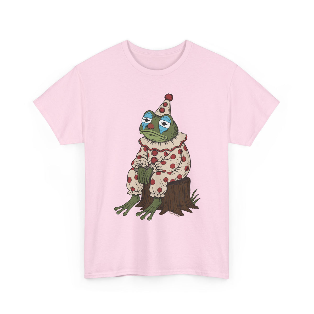 Clown Frog Unisex T-Shirt – Melancholy Circus Frog Graphic Tee
